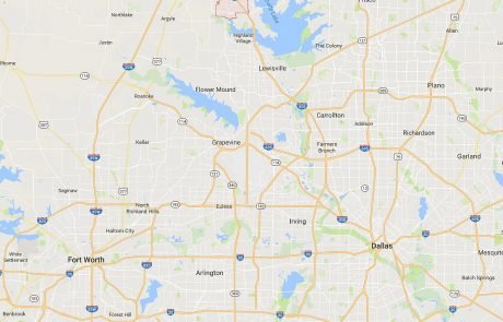 Corinth Tx in Relation to Dallas and Fort Worth