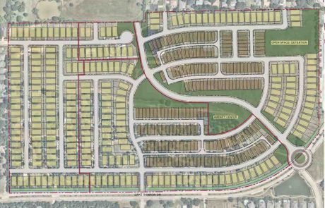 Meritage Lake Sharon Development Concept Plan Corinth TX